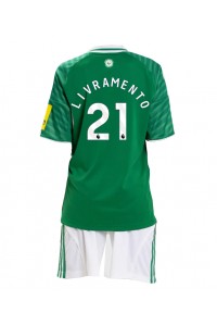 Fotbalové Dres Newcastle United Tino Livramento #21 Dětské Venkovní Oblečení 2025-26 Krátký Rukáv (+ trenýrky)